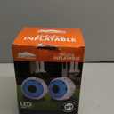 Joiedomi 3Ft Halloween Inflatable Large Set of Eyes, Light Up Eyeball with Build-in LEDs, Blow Up Inflatable for Halloween Party Indoor, Outdoor, Yard, Garden, Lawn Decorations for Yard (Blue)