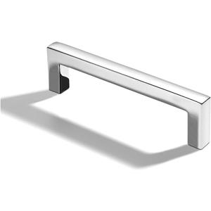 khtumeware 10 Pack 3 inch(76mm) Hole Center Polished Chrome Cabinet Pulls Solid Heavy-Duty Square Cabinet Handles Drawer Pulls Kitchen Cabinet Hardware Kitchen Handle