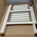 GameGem 2 Step Ladder, Folding Step Stool with Wider Pedal, Anti-Slip Feet & Non Slip Stripes, Aluminum Sturdy Material, 300Lbs Capacity, Elegant Look of Cream Chocolate Better Matches Your Home