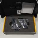 EZDIY-FAB Shield Series 8-Pin PCIe GPU Power Adapter,90-Degree Angled Connector, Aluminum Design for Graphics Cards  Standard Type,Black-2 Pack