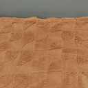 Burnt Orange Fleece Throw Blanket 50”×60” for Couch Sofa Bed,Super Soft Cozy Plush Microfiber Flannel Blanket with 3D Checkered Design Lightweight for Adults,Woman,Girls