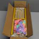 7.2 ft Gold Metal Balloon Arch Stand, Arch Backdrop Stand with Stable Base  Easy-to-Install Wedding, Birthday, Baby Shower & Garden Party Decoration