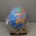 13 Inch Large World Globe for Adult, Educational Globe for Children, Colorful HD World Map Details for Kids Learning, Illuminated Globes Lamp for Kids Gift and Bedroom Office Decor