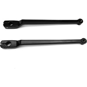 Motorcycle 9.84'' Extended Heel-Toe Shifter Lever for Harley 1986-2017 FL Softail 1988-2021 Touring Road Street and 2008-2021 Trike (Black)