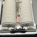 PoKat 23" Modern Ceramic Table Lamp Set of 2 for Living Room White Desk Lamps for Bedroom Farmhouse Bedside Nightstand Lamp House Warming Gifts New Home Decor End Table Lamps Gifts for Women Mom Beige