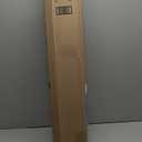 Haton Reeded Glass Window Privacy Film, Static Cling Non-Adhesive Frosted Film, UV Blocking Heat Control Removable Window Sticker for Bathroom Door Home Office, 35.4" x 157.4"