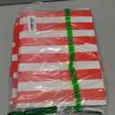 Tallew 8 Pcs 3D Circus Awning Wall Decoration Carnival Stripes Awning Circus Tent Carnival Theme Party Decor for Party Decorations(Red and White)
