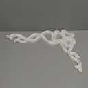 Ekena Millwork 11"W x 15 3/4"H x 1 1/8"P Versailles Large Ribbon with Bow Onlay, Left