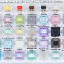 GATERON Keyboard Switches Tester, Magnetic Jade Oil King Milky Yellow Pro Oil King Baby Kangaroo Racoon Ink Wall Stem Box Black Pink for MX Mechanical Gaming Keyboard (35pcs)
