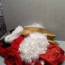 Men's Deluxe Santa Suit 11pc. Christmas Ultra Velvet Adult Santa Claus Costume (3X-Large)