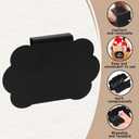 Labels for Storage Bins, 12PCS Black Labels with White Markers, Basket Labels Clip On, Storage Bin Labels for Fabric Storage Bins Removable Labels for Storage Bins Clip On Labels Tags for Labeling