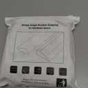 118 Wedge-Shape Foam Window Weather Stripping Door Seal Strip,Soundproofing Frame Winter Insulation Tape for Exterior Front Door,Noise Cancelling Window Inserts,Door Gap Filler Light Blocker,White