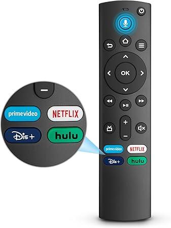 Replacement Voice Remote for Fire Smart Stick 4K,TVs Stick(2nd/3rd Gen),Lite,TV Cube(1st/2nd/3rd Gen),for Insignia/Pioneer/3rd Gen Smart TV