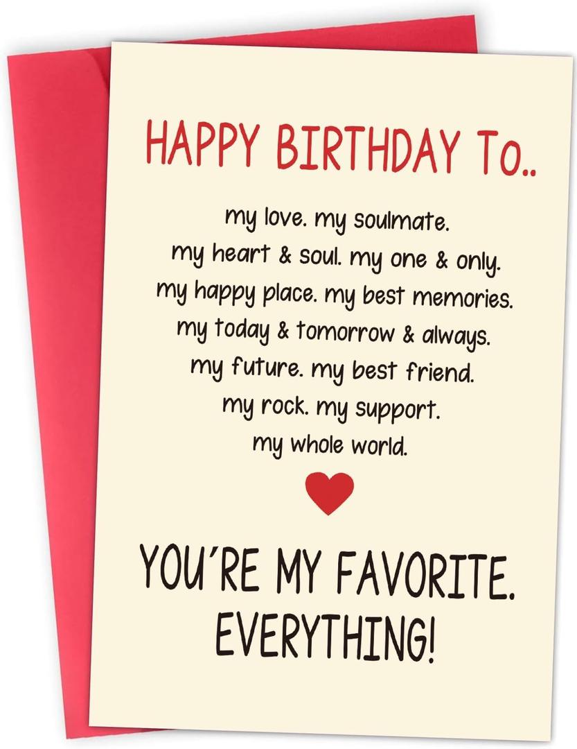 2 x Funny Birthday Card & Gifts for Men Husband Boyfriend Wife Girlfriend, Birthday Decorations for her him, Happy Bday Card, Sweetheart Romantic Raunchy