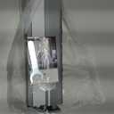 SUNOFF Cordless No Drill Blackout Cellular Shades, 29" W x 48" H, Grey