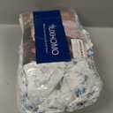 MUXHOMO Queen Size 4 Piece Sheet Set, Soft Breathable Bed Sheet Set for Bedroom with Deep Pocket Up to 16", Wrinkle-Free & Cooling Bedding for Oeko-TEX Certified - Blossoms Light Blue