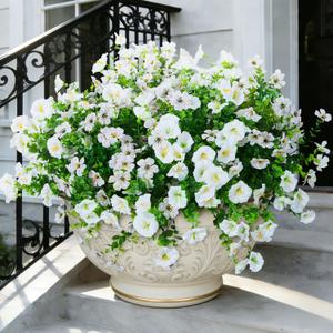 Hrobek Artificial Flowers for Outdoors Faux Plants for Outside Planter