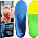 Metatarsalgia Insoles with Metatarsal Pads, Plantar Fasciitis Orthotic Metatarsal Arch Support Inserts, Comfort Casual Everyday Insoles for Morton's Neuroma,Ball of Foot Pain Relief-C (C(Men's 6-6.5 / Women's 7.5-8)--260mm, Ux01-metblue)