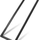 Upgraded 241786009 241786013 Refrigerator Door Gasket, Compatible With Frigidaire/Electrolux/Kenmore/Crosley Side By Side Freezer Door Seal,Replaces 241569805 5304439531 7241786001-62"x 18.58" Black