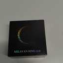 Smart Ring Health Tracker, Fitness Tracker Ring with LED Touchscreen, IP68 Water Proof, Sleep Tracker Ring Step Counter, Wearable Fitness Ring for iOS, for Android, Gold (#11)