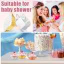 Layhit 600 Pcs Square Mini Foil Cupcake Liners Disposable Brownie Square Baking Cups Foil Muffin Liners Cupcake Papers Party Supplies for Weddings Birthdays Baby Showers (Bright Color)