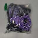 IVY&LANE No Pull Dog Harness for Medium Dogs, Dog Vest Harness with Leash, Safety Belt and Storage Strap, Fully Adjustable Harness, 360 Reflective Strip, Soft Handle (Purple, M)