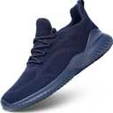 Kapsen Men's Non Slip Running Shoes Ultra Light Breathable Casual Walking Shoes Fashion Sneakers Mesh Workout Sports Shoes (8.5, Full Blue)