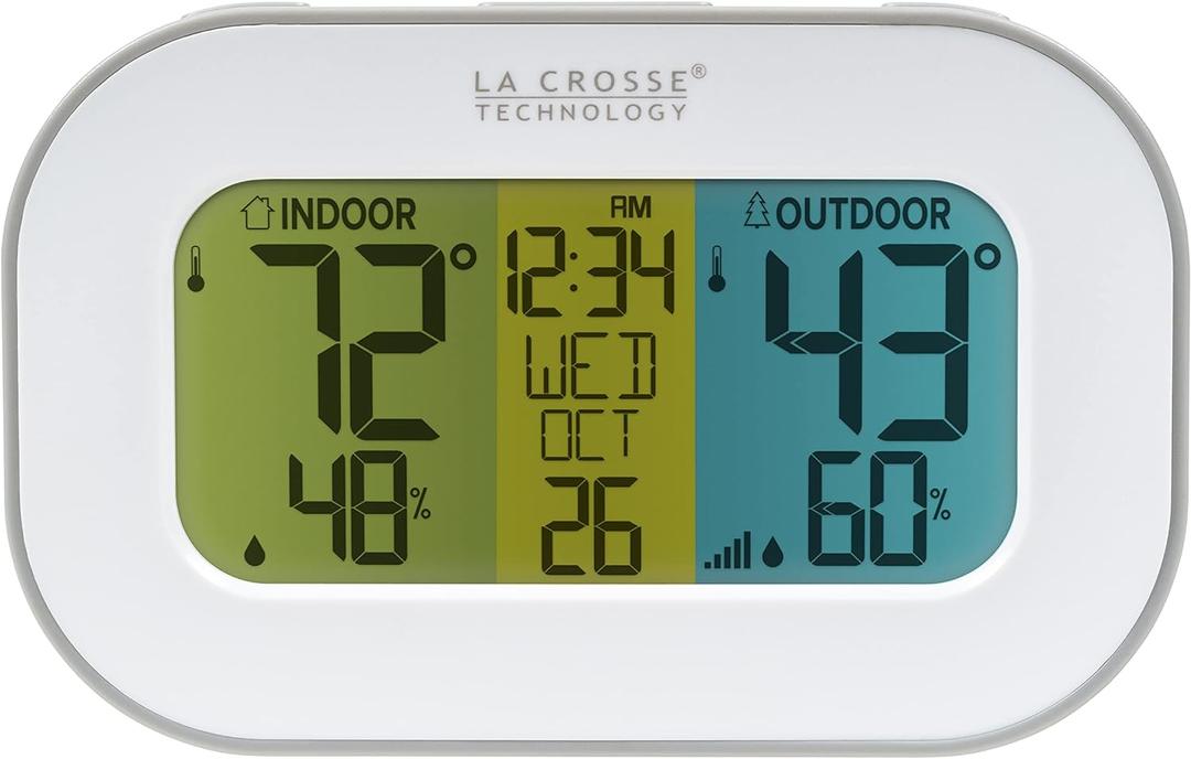 La Crosse Technology 308-148 Wireless Temperature Station with Tri-Color LCD
