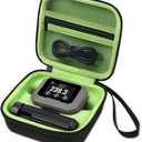 Carrying Case for Garmin Xero C1 Pro Chronograph Ballistic Range Shooting, Custom-Insert Storage Holder with Mesh Pocket for USB Cable, Charging Adapter (Green)