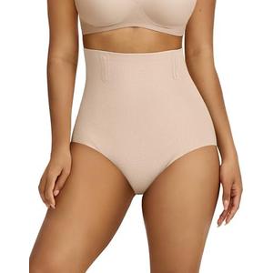 Vertvie Tummy Control Shapewear Shorts for Women Butt Lifting Body Shaper Shorts High Waisted Seamless Girdles Under Dress Size Large