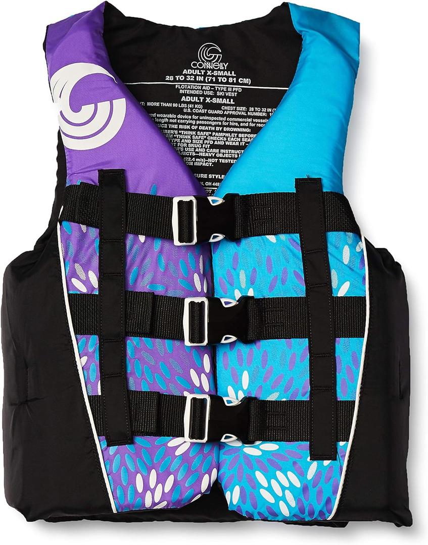 Connelly Teen Nylon Life Vest, 90 to 120 lbs