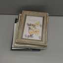 AAQ 4 Pack 4x6 Picture Frame - Picture Frames with HD Plastic Cover,Photo Frame for Wall & Tabletop Picture Frames (Multicolour)