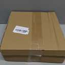 Modern White Ceramic Vase - 7.5 Inch Tall - Ceramic Flower Vase. Home Decor, Centerpiece, Coffee Table, Living Room, Flowers, Entryway, Bookshelf 