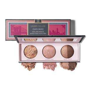 LAURA GELLER NEW YORK Geller's Greatest New York Minute Face & Eye Palette - Includes Blush, Bronzer and Eyeshadow Duo - Travel-Friendly Makeup Compact for Mature Skin