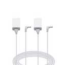 Power Cord Replacement for Ring Stick up Cam Plug-in Security Camera, AC Adapter with DC Barrel Charging Cable 13 FT Long (2-Pack)