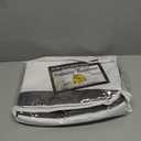 Split Corner Bed Skirt 18 Inch Drop King Size 100% Natural Cotton Wrinkle and Fade Resistant King Size, Dark Grey Solid