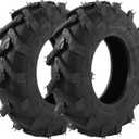 AR-PRO (2-Pack) 4.80/4.00-8 Tubeless Tires  4PR 16-Inch Tractor Tread Replacement Tires for Lawn Mower, Garden Tractor, Tiller, Cart, Wheelbarrow, Golf Cart, Utility Trailer
