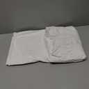 Amazon Basics 100% Cotton Rectangular Tablecloth, 60 x 86 Inch, White, Fits 6–8 Seat Table