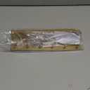 MKO Key Holder for Wall, Mail Organizer and Key Rack with Tray for Hallway, 6 Key Hooks Wall Mount Adhesive(Gold)