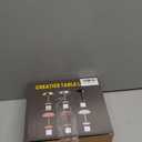 JHWDHD Portable LED Mushroom Table Lamp, 8.46'' Metal Small Cordless Desk Night Light with 5200mAh Rechargeable Battery, Stepless Dimming Lamp with 3 Colors for Bedroom/Bar/Coffee Shop (Gold)