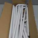 Wedding Welcome Sign Stand, Welcome to our Wedding Sign Holder, White Easel Stand for Sign Poster With Design Bundle & Ground Stakes & Leather Sign Hanging Straps, Linen Sign Stand for Wedding Decor
