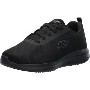 Skechers Men's Work Slip Resistant Ultra Flex 3.0 Athletic Construction. Food Service Shoe (10.5 Wide, Black)