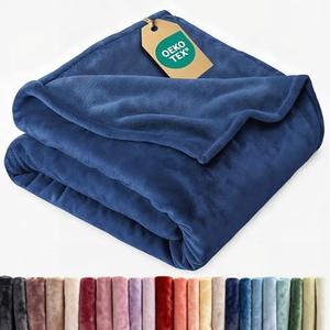Ultra Soft Fleece Blanket Twin Size - Flannel Fleece Luxury Twin Blanket - Lightweight for Couch Bed Chair - Thick, Warm & Breathable - All Season Cozy Fuzzy Anti-Static Microplush Bedding, Royal Blue