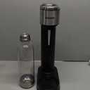 Philips Soda Streaming Machine, Stainless Sparkling Water Maker Easy Install with Quick Twist 1L PET Carbonating Bottle, Soda Maker Compatible with 60L CO2 Carbonator (NOT Included), ADD4902BKOQ/37 (Black)