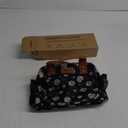 HOMESPON Insulated Lunch Bag for Women Men Adults Lunch Tote with Front Pocket Lunch Box Container Cooler Bag for Work Picnic (Black Daisy)