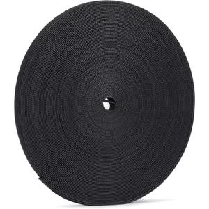 1/2 inch Reusable Fastening Tape Cable Ties Double-Sided Hook-and-Loop Cable Management Tape (Black 25 Yards) 1/2 inch Reusable Fastening Tape Cable Ties Double-Sided Hook-and-Loop Cable Management Tape (Black 25 Yards)