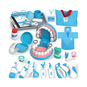 Lehoo Castle Doctor Kit for Toddlers 3-5, Kids Dentist Play Set, Toys for 4+ Year Old Girls Boys, Pretend Play for Toddlers 2-4, Kids Doctor Playset, Medical Kits for Boys 3+