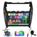 8 Core [4G+64G] Car Radio for Toyota Camry 2012 2013 2014, Android 13 Touch Screen Camry Stereo, DSP 32 EQ/IPS/Carplay/Android Auto/SWC/BT/WiFi + AHD Backup Camera
