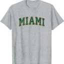 Miami Florida FL Vintage Athletic Sports T-Shirt 3XL
