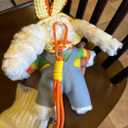 Bunny Ornament - Handmade Rainbow Bunny Ornaments, for Girls, Backpack Ornament and Home Decor.